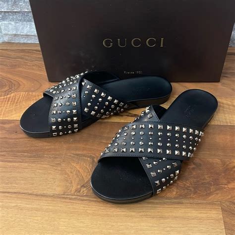 gucci nero sandal|Gucci shoes diamond.